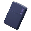 Zippo Classic Navy Blue Matte with Logo, Lighter #239ZL