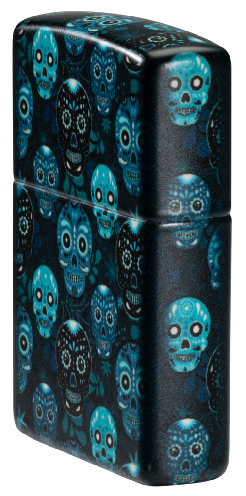 Zippo Sugar Skulls 540°, Glow-in-the-Dark Lighter #46017