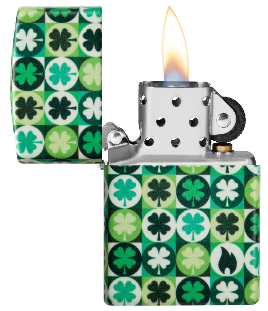 Zippo Clover 540°, Glow-in-the-Dark Lighter #46015