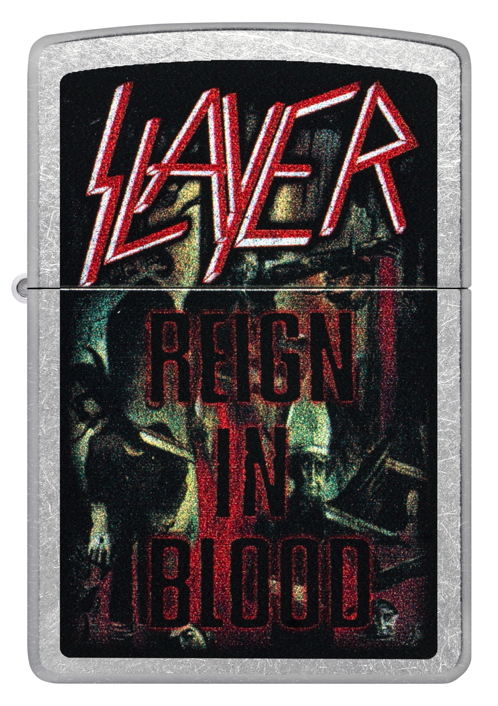 Zippo Slayer Reign In Blood, Street Chrome Lighter #47221