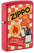 Zippo Retro Zippo, Red Matte Lighter #48998