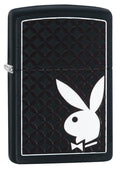 Zippo Playboy Bunny Logo, Black Matte Lighter #29578