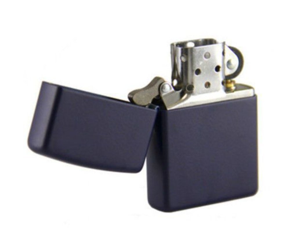 Zippo Classic Navy Blue Matte Lighter #239