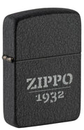 Zippo 1932, Black Crackle Lighter #46567