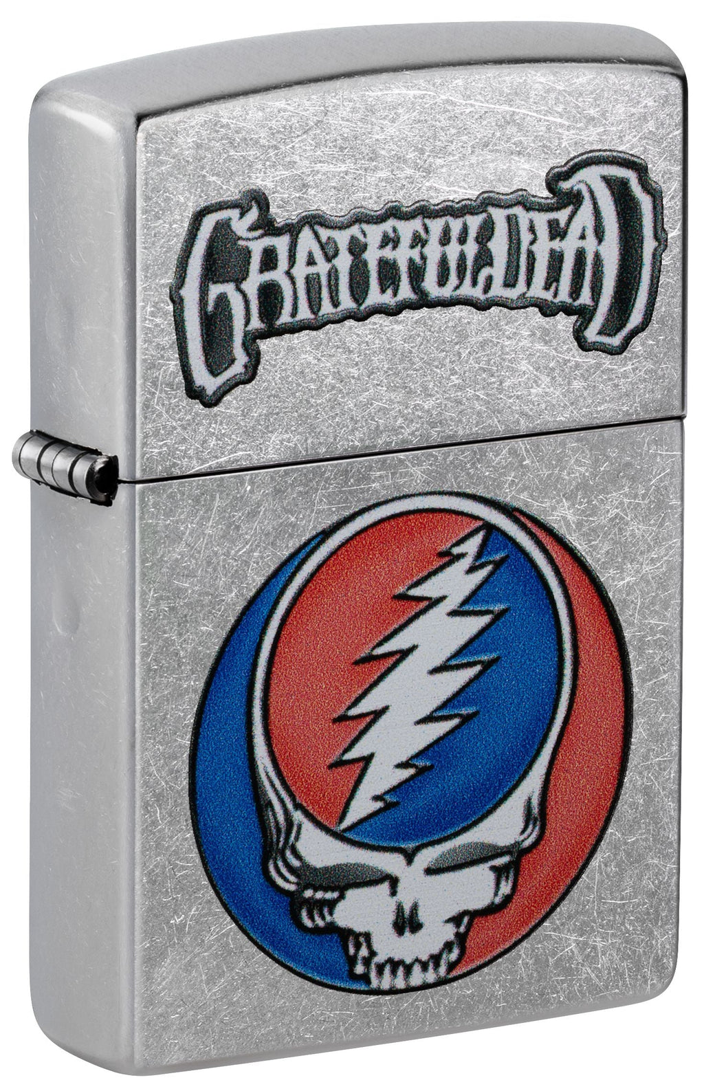 Zippo Grateful Dead Stealie Logo, Street Chrome Lighter #47247
