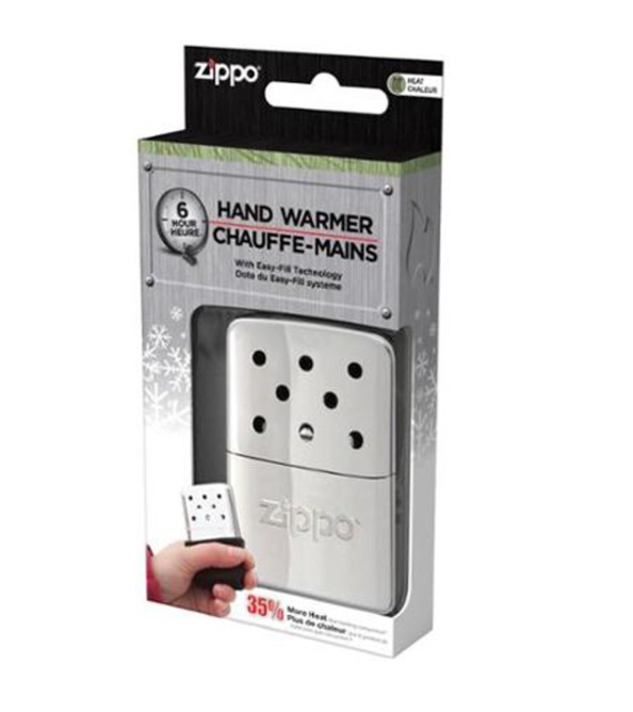 Zippo Hand Warmer, High Polish Chrome, 6-Hour #40321