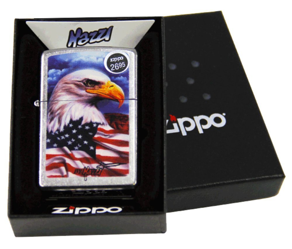 Zippo Claudio Mazzi Freedom Watch, Street Chrome Lighter #24764