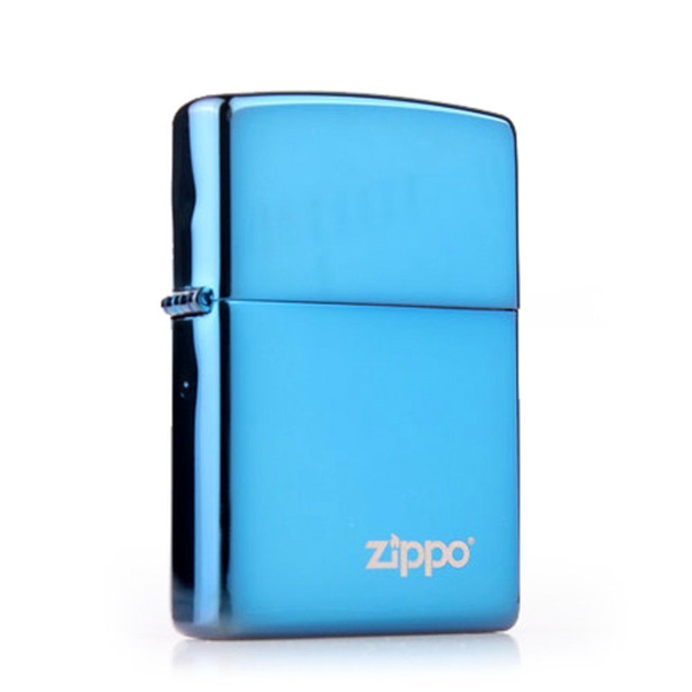 Zippo Classic High Polish Blue with Logo, Lighter #20446ZL