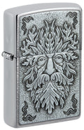 Zippo Norse God Emblem, Brushed Chrome Lighter #48906