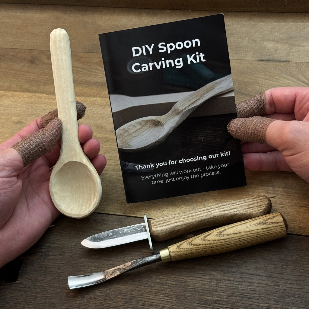 DIY 2-Piece Spoon Carving Kit for Beginners