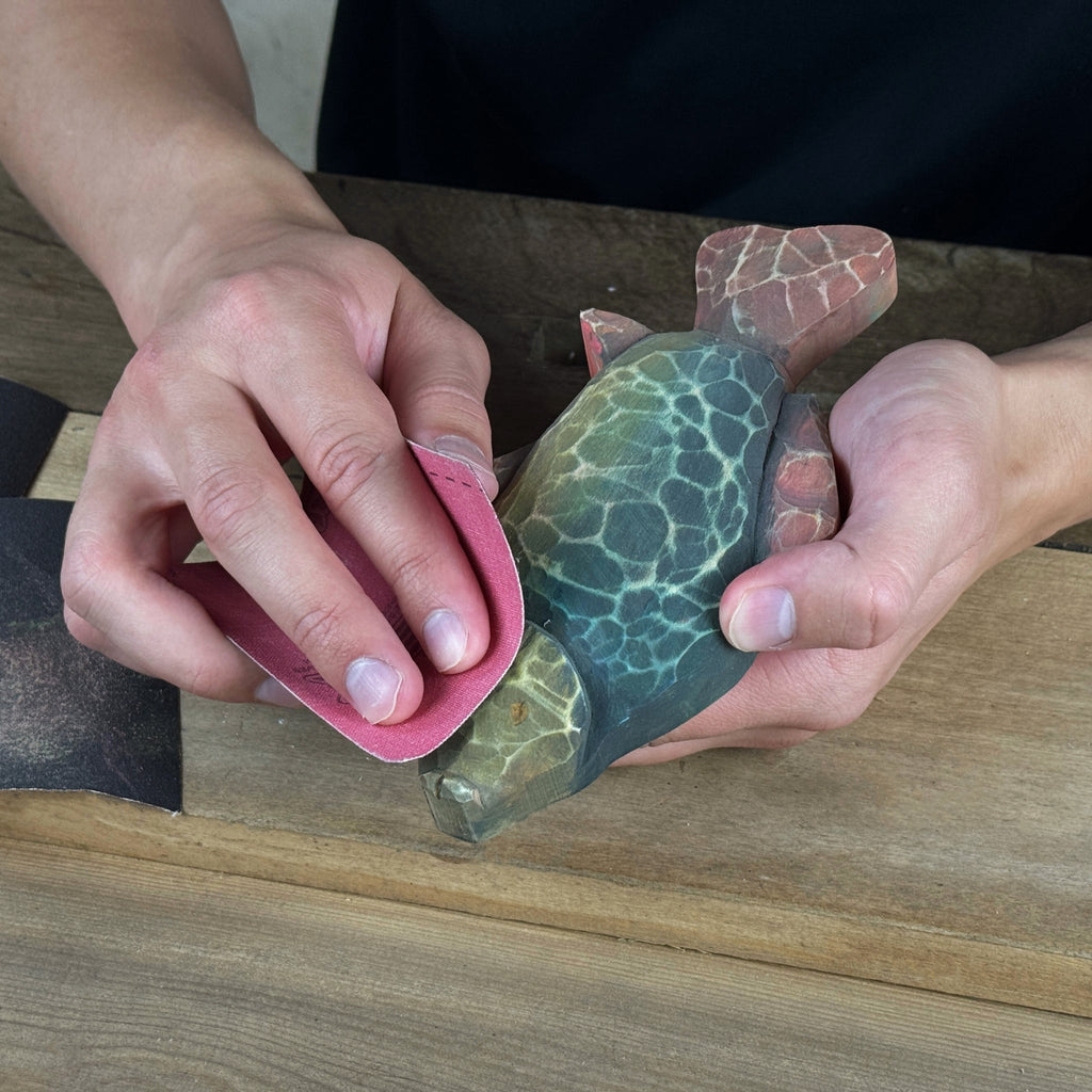 DIY Fish Wood Carving & Painting Kit – Beginner Whittling Set with Video Tutorial