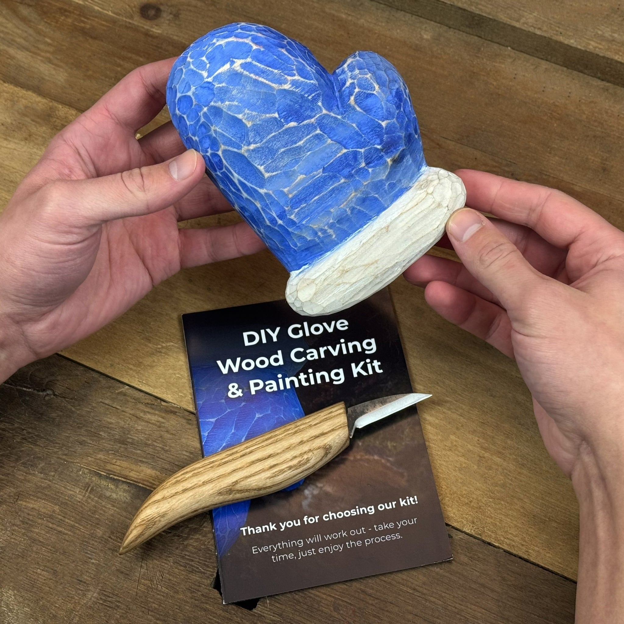 DIY Glove Wood Carving & Painting Kit