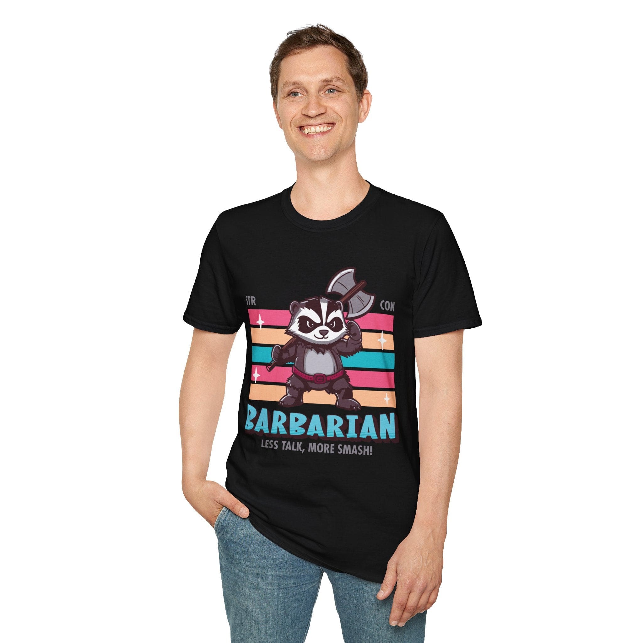 D&D Barbarian Shirt - D&D Kawaii Class T-shirt