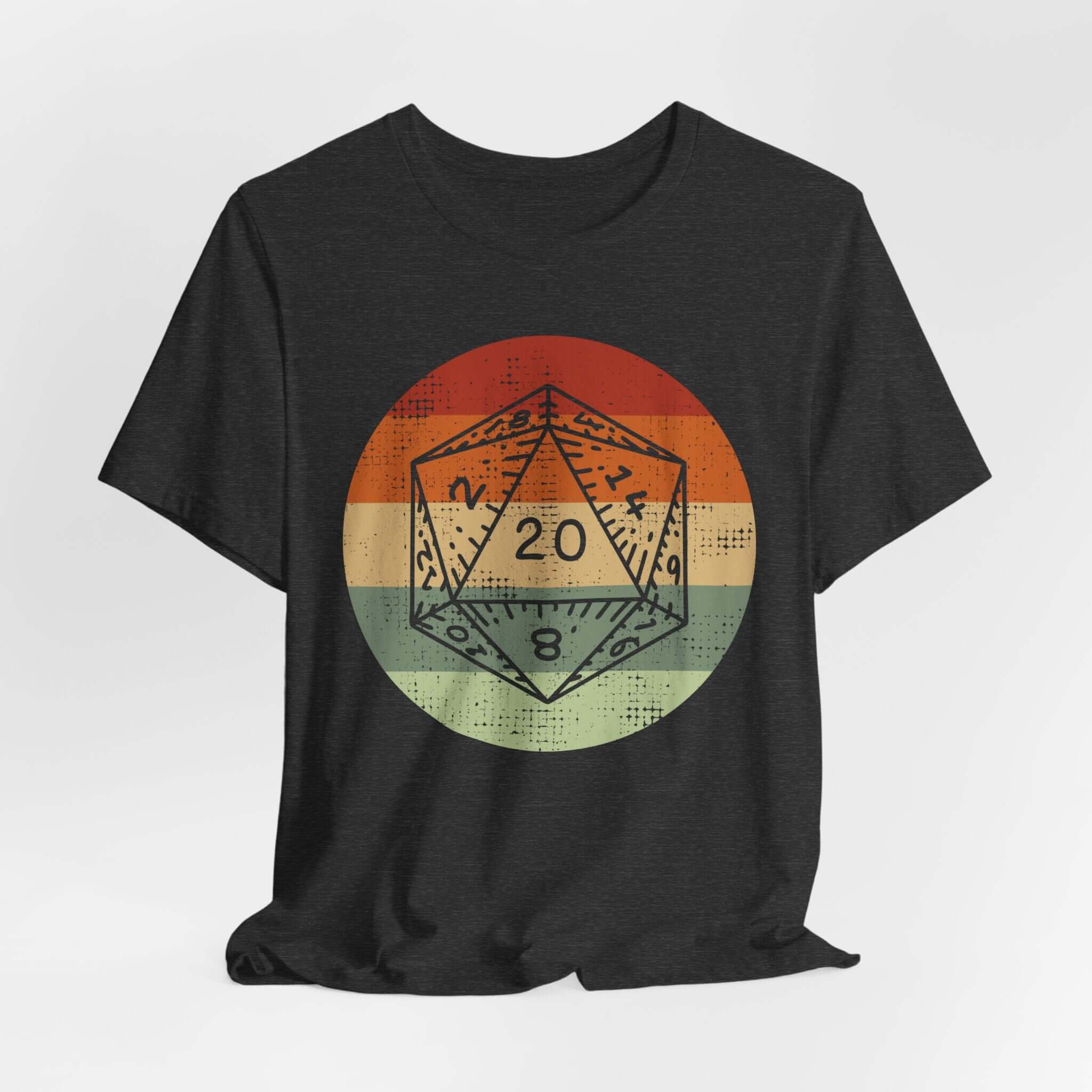 D&D D20 Shirt | Retro Sunset