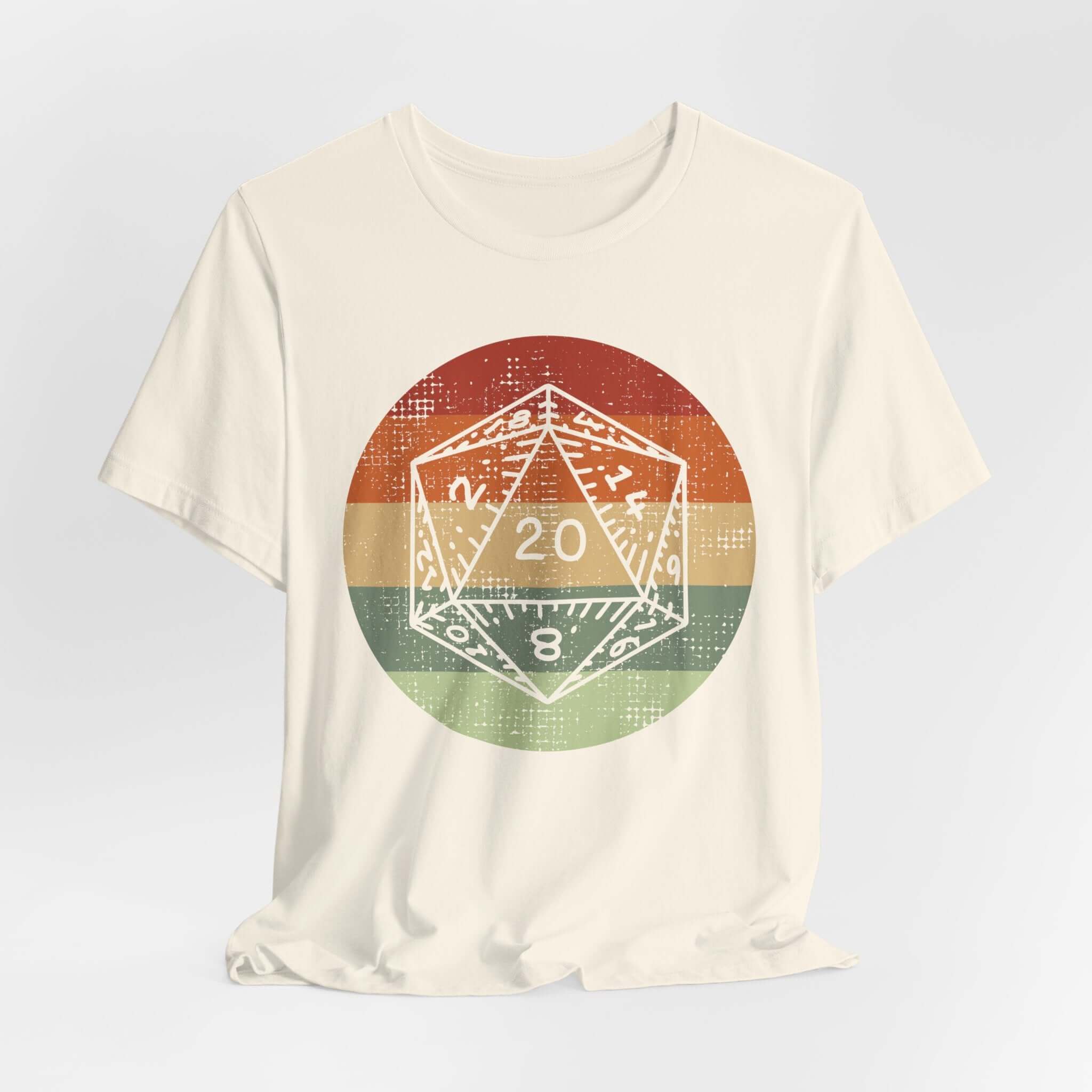 D&D D20 Shirt | Retro Sunset