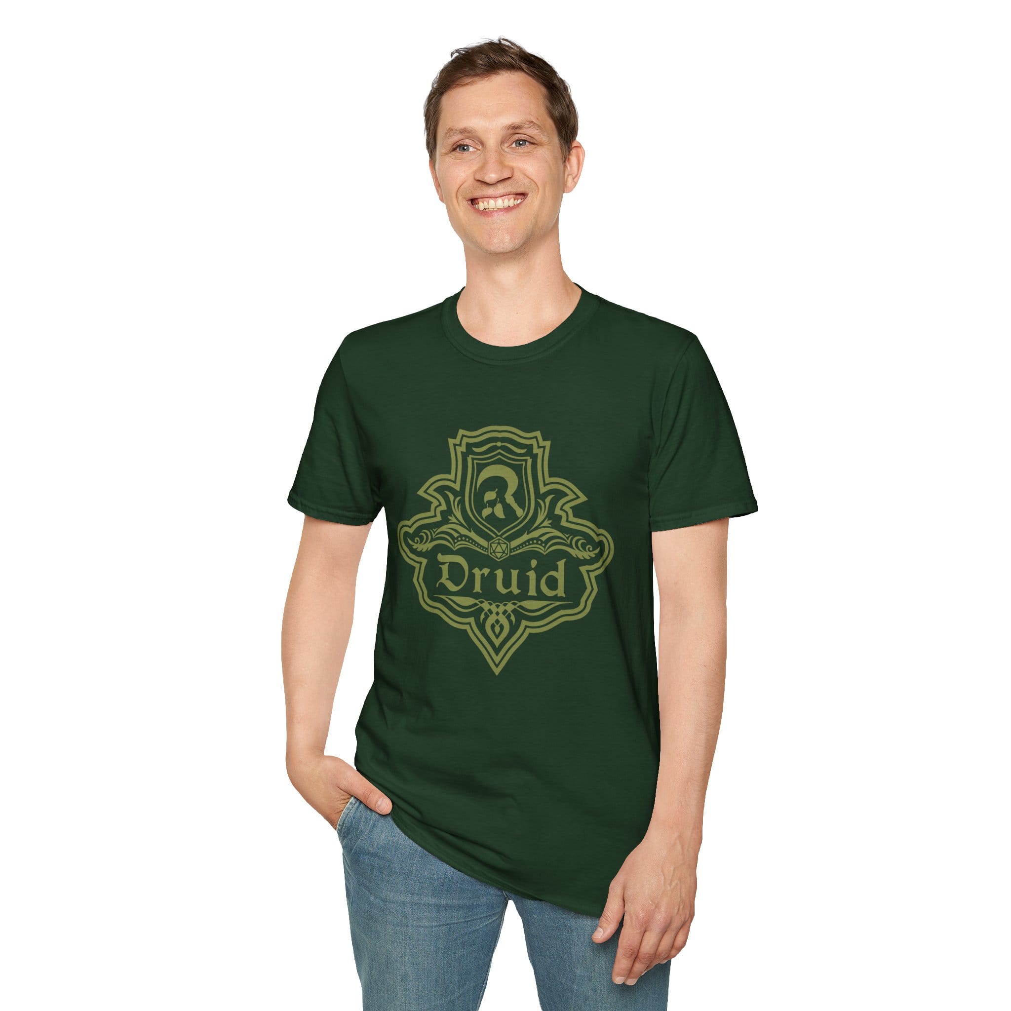 D&D Druid Class Emblem T-Shirt - Dungeons & Dragons Druid Tee