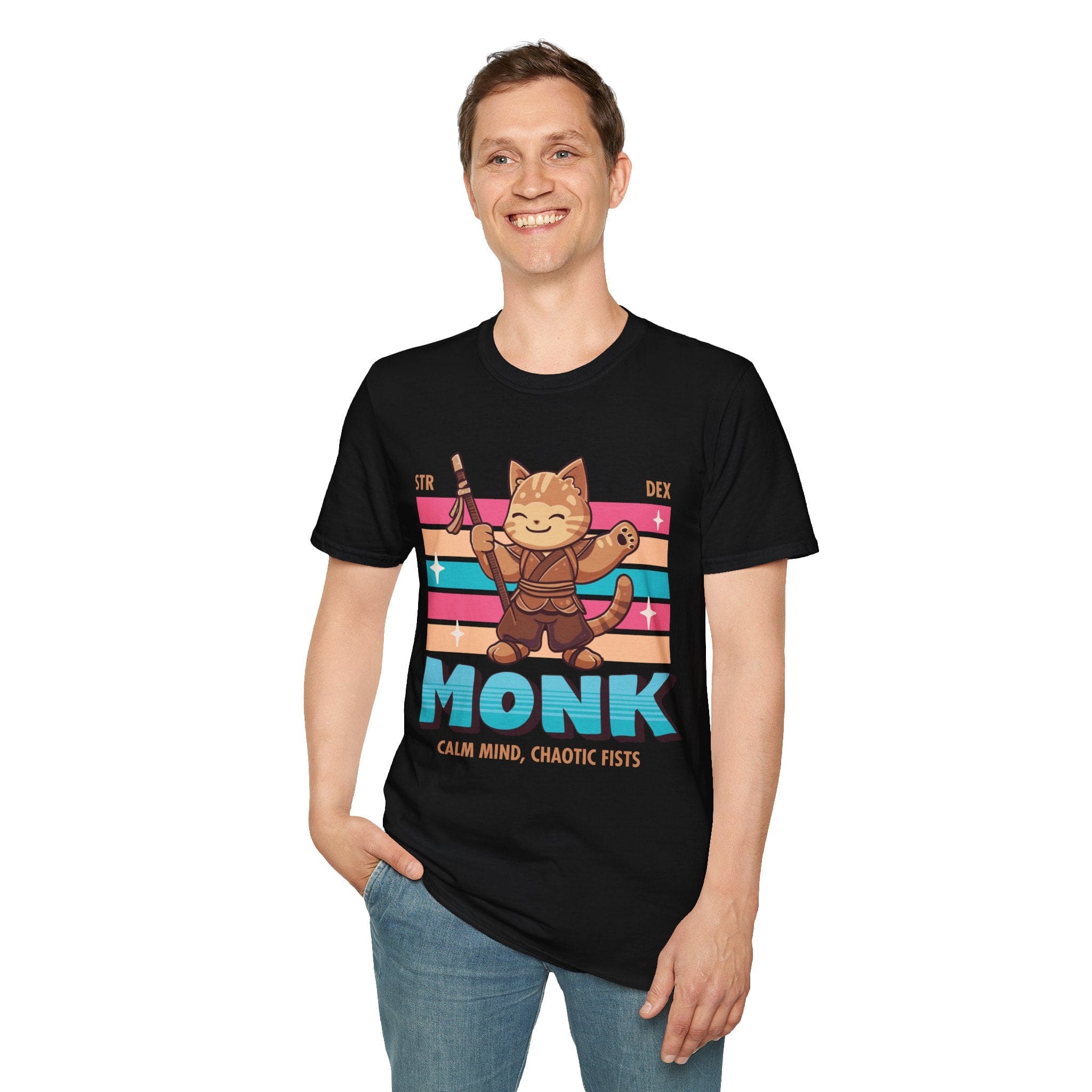 D&D Monk Shirt - D&D Kawaii Class T-shirt