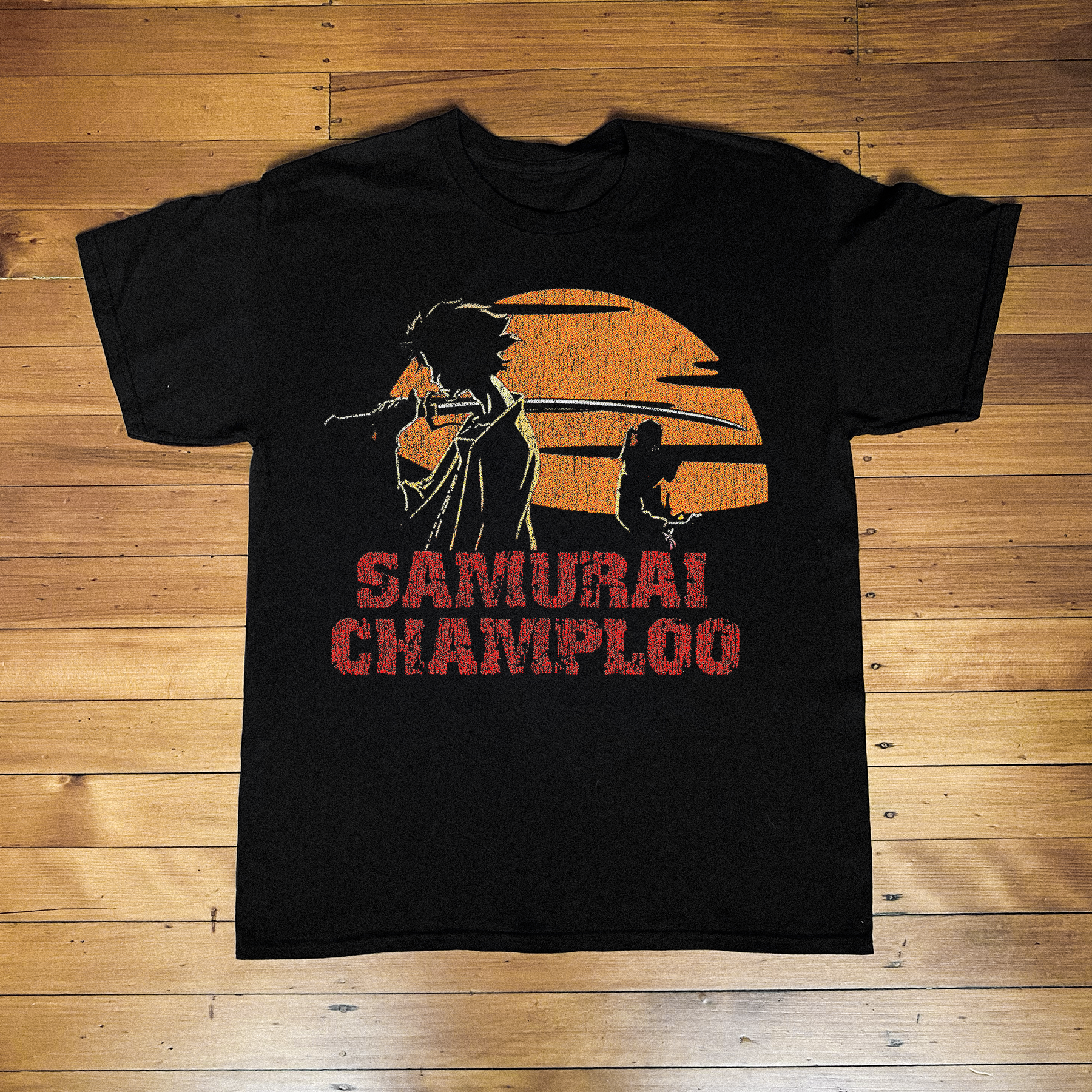 04 Samurai Champloo Black T-Shirt