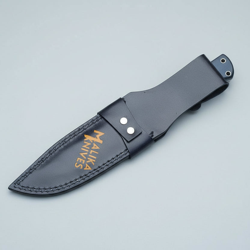 Drop Point Bowie Knife D2 Steel G10 Handle