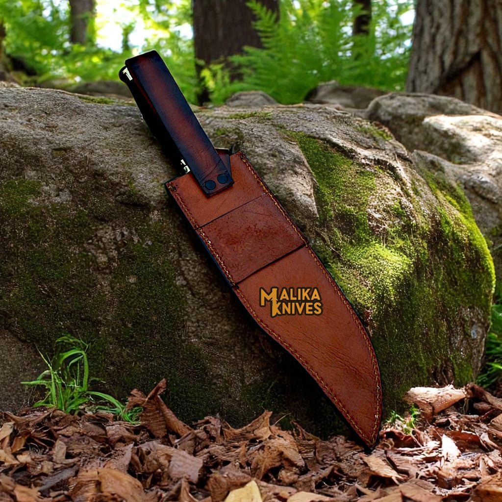 Crocodile Dundee Knife Replica | D2 Steel Blade | Black Micarta Handle