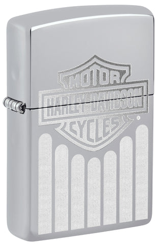 Zippo Harley-Davidson Logo, High Polish Chrome Lighter #48993