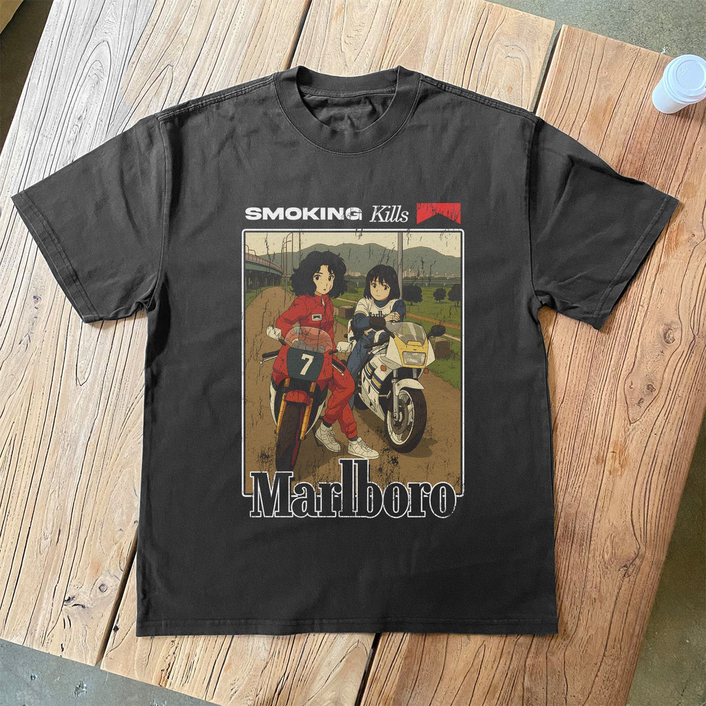 Smokingkills Vintage Black Tshirt
