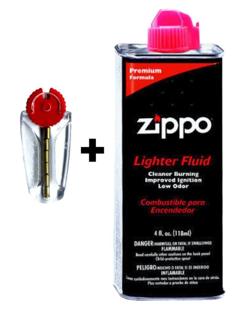 Zippo Lighter Fuel + Flints Kit Gift Box Lighter, For Regular Windproof #50R