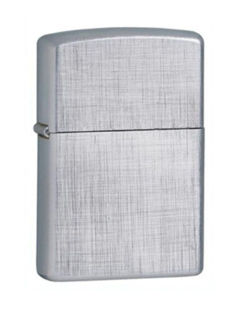 Zippo Linen Weave, Brushed Chrome Lighter #28181