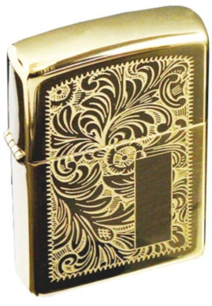 Zippo Venetian, High Polish Brass Lighter #352B