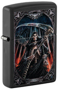Zippo Anne Stokes Grim Reaper, Black Matte Lighter #46164
