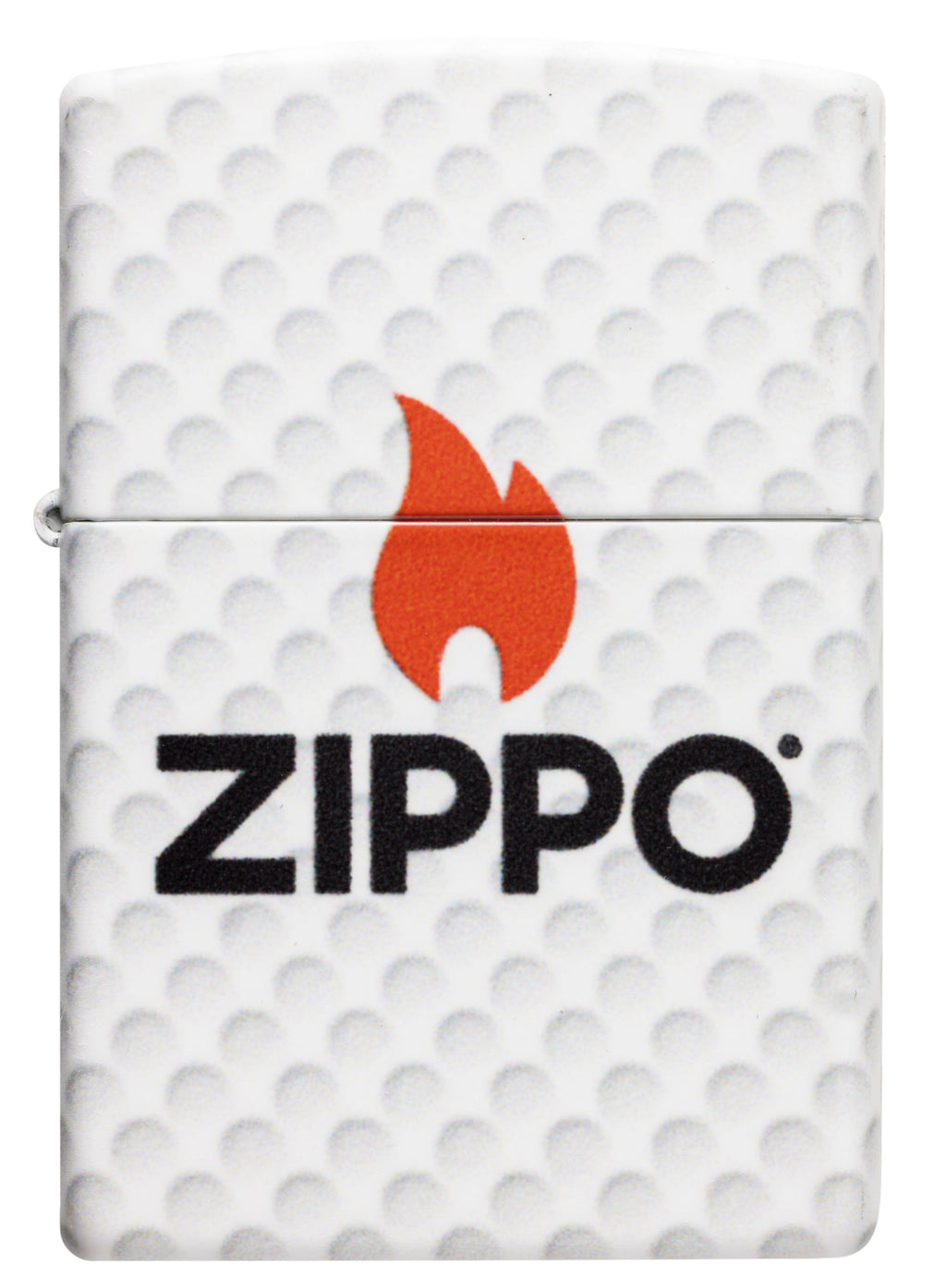 Zippo Golf Ball Logo, White Matte Lighter #47211