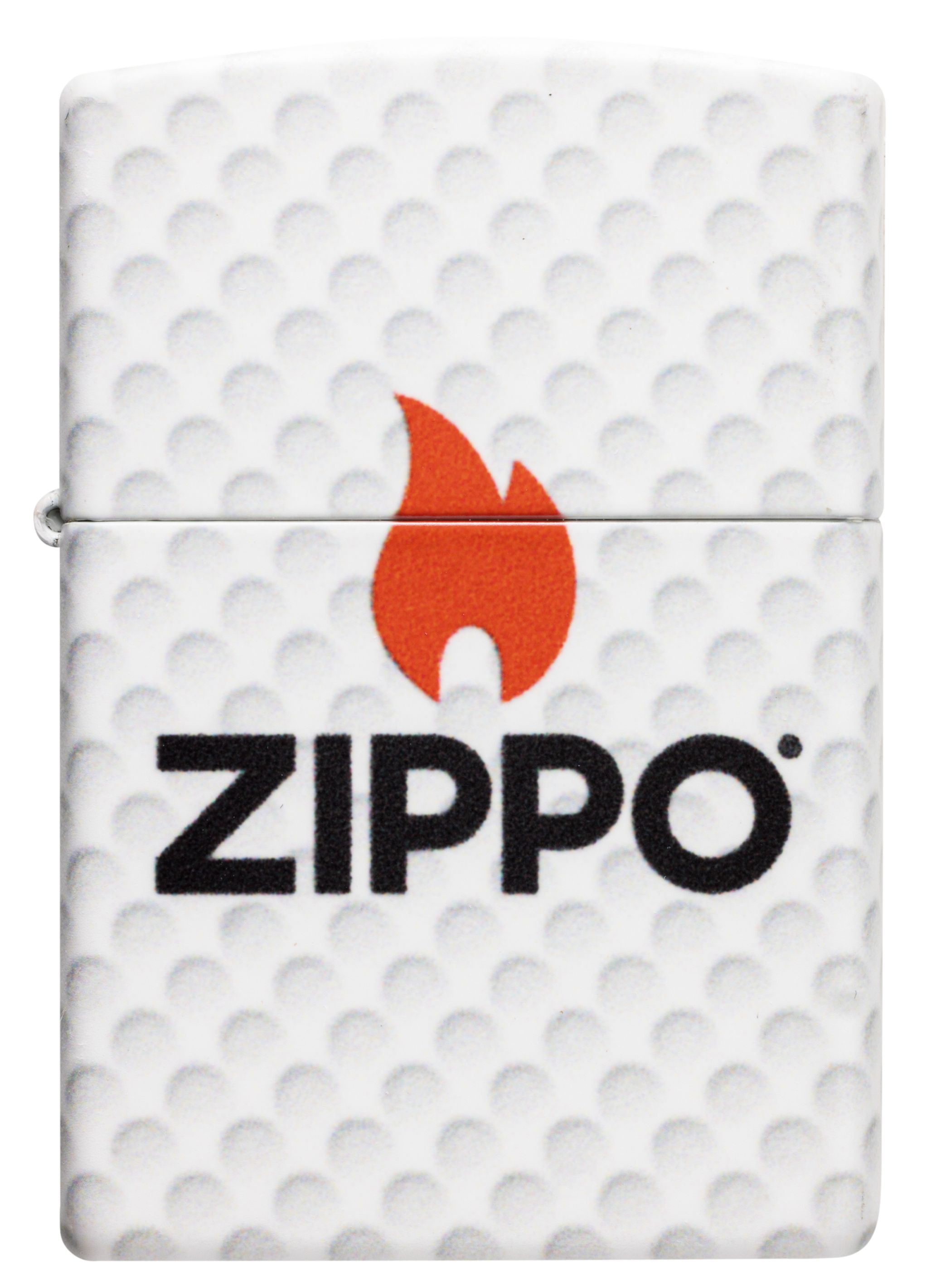 Zippo Golf Ball Logo, White Matte Lighter #47211