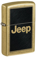 Zippo Jeep Stamp, Street Brass Lighter #46225