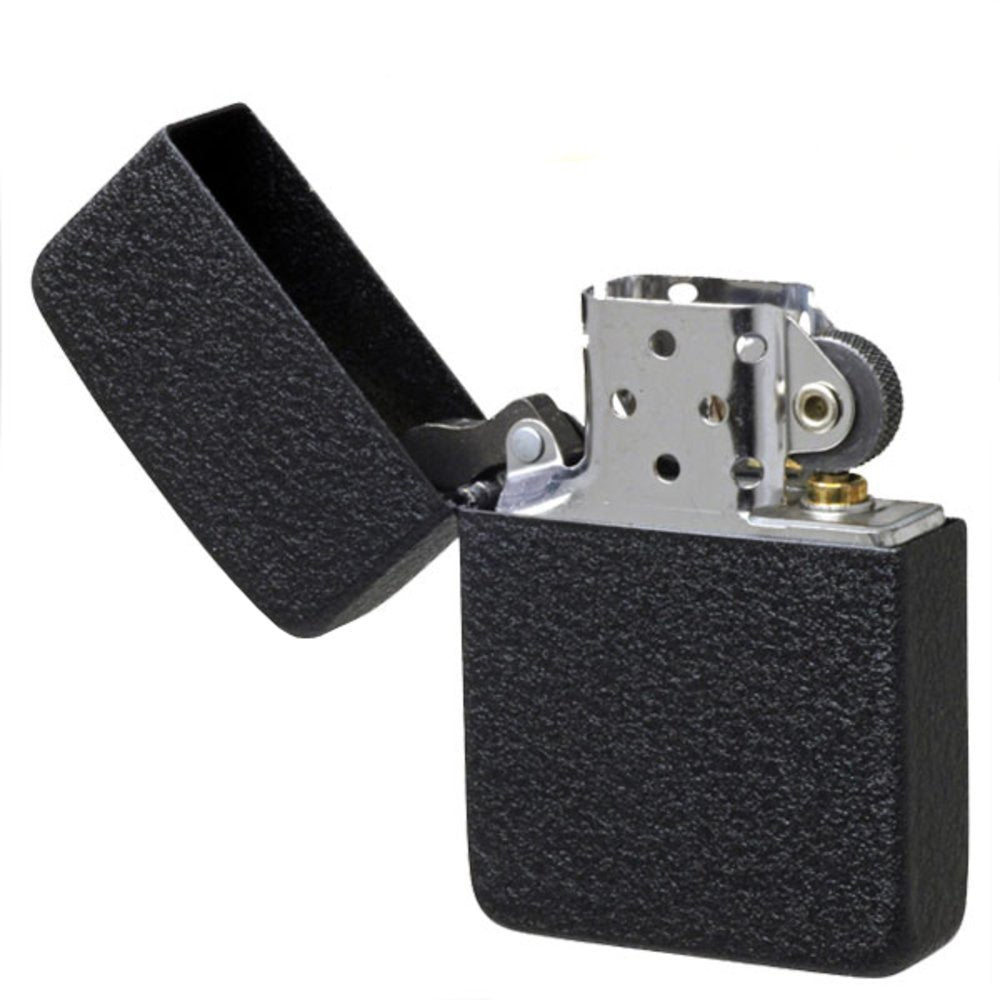 Zippo 1941 Replica, Black Crackle Lighter #28582