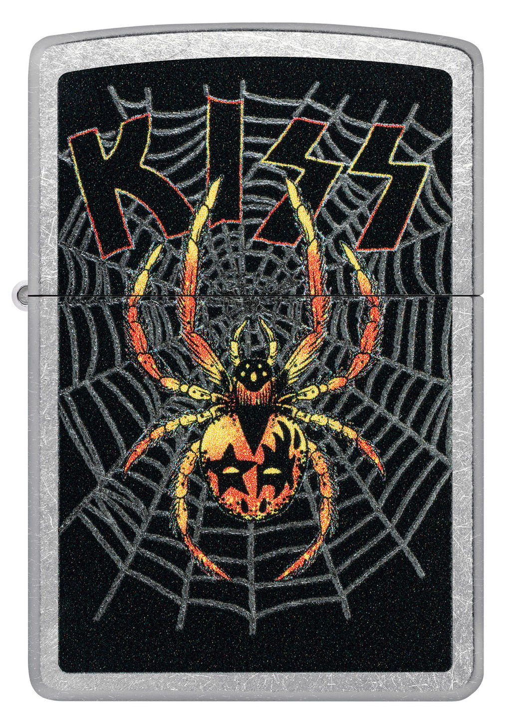 Zippo KISS Spider, Street Chrome Lighter #46739