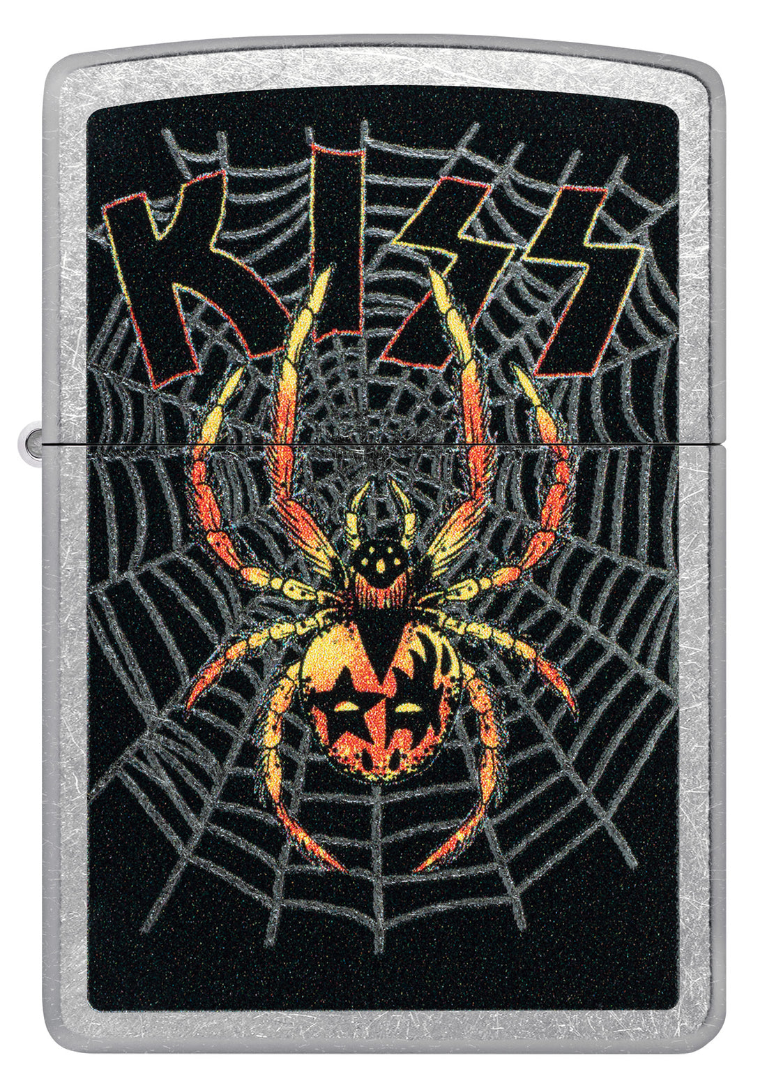 Zippo KISS Spider, Street Chrome Lighter #46739
