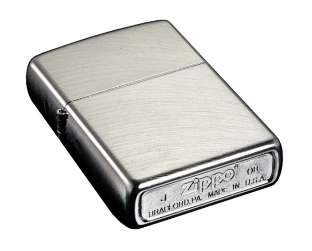 Zippo Chrome Arch, Brushed Chrome Lighter #24647
