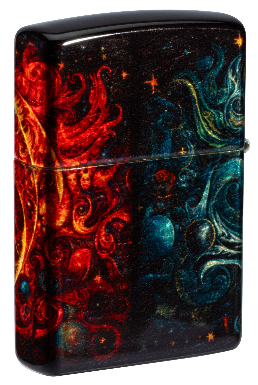 Zippo Spiritual Sun and Moon, 540° Tumbled Brass Fusion Lighter #46563
