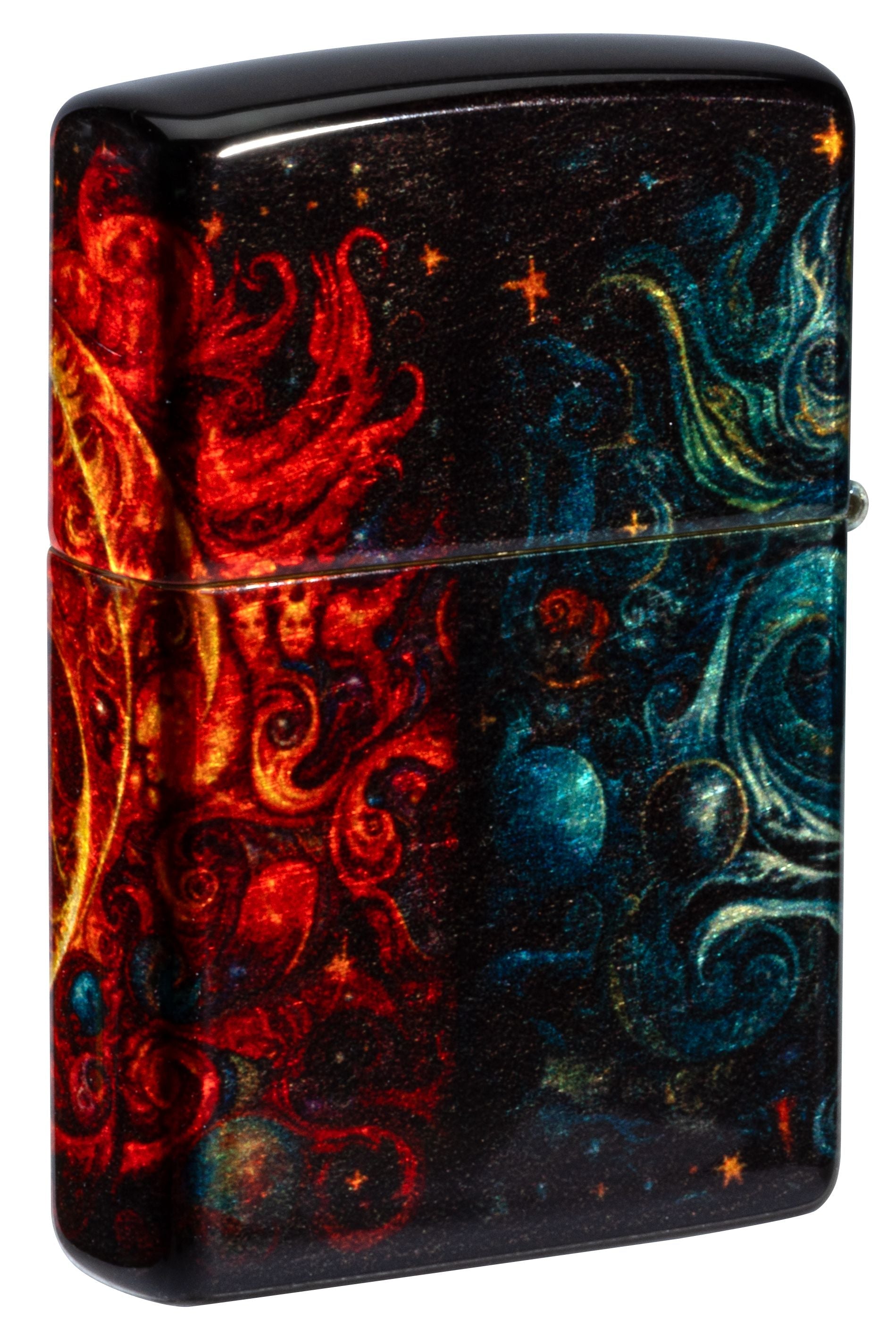 Zippo Spiritual Sun and Moon, 540° Tumbled Brass Fusion Lighter #46563
