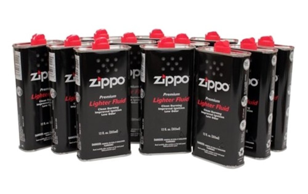 Zippo Lighter Fluid, 12 oz, 12-Can #3365
