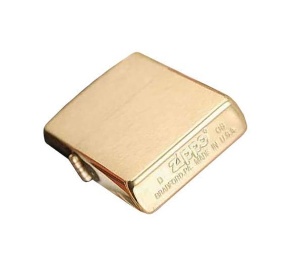 Zippo Brushed, Solid Brass Lighter #204B
