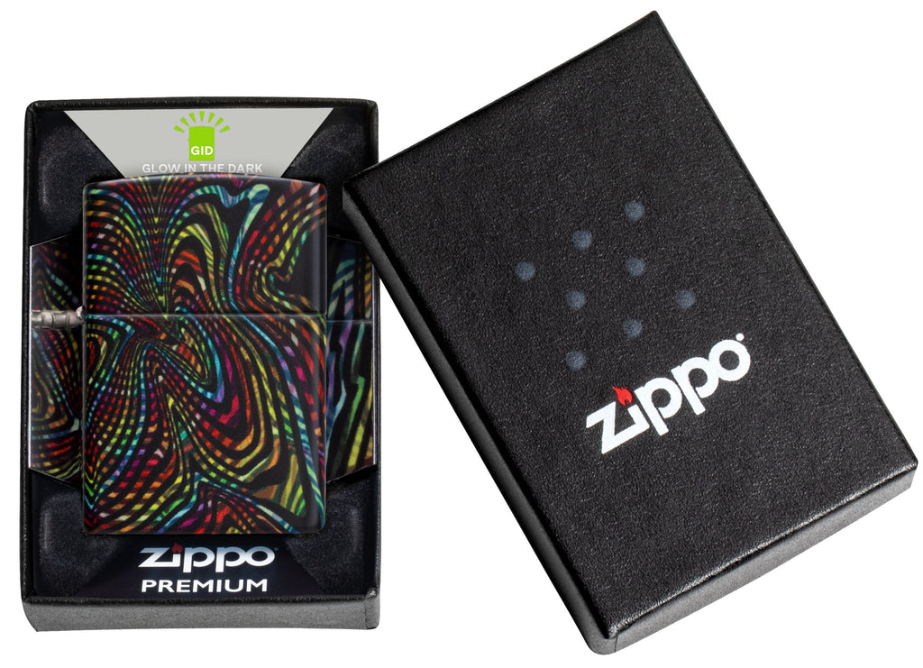 Zippo Glowing Illusion Glow-in-the-Dark, 540° Color Lighter #46427