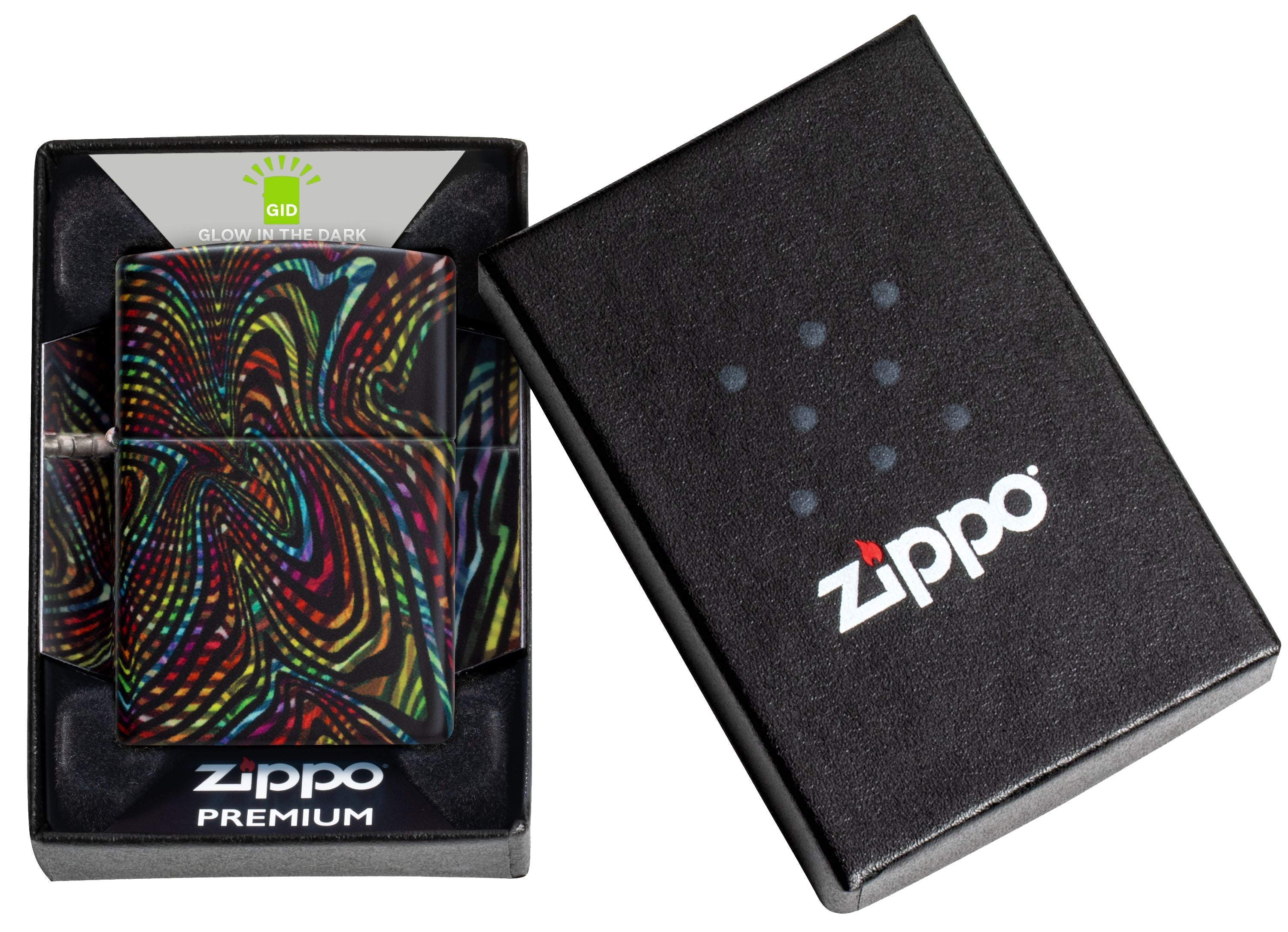 Zippo Glowing Illusion Glow-in-the-Dark, 540° Color Lighter #46427