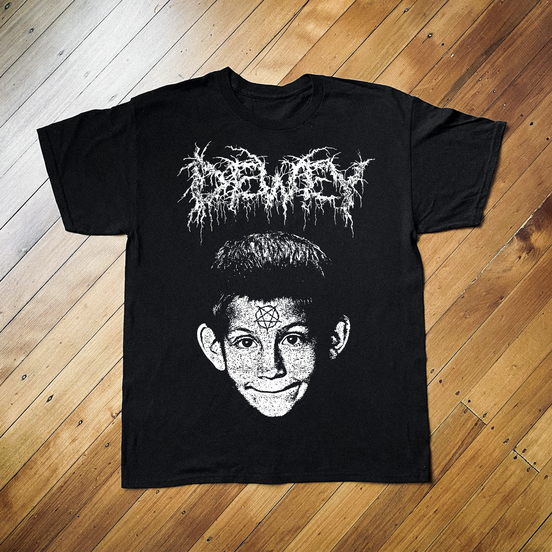 Malcolm In The Middle Dewey Black Metal Black T-Shirt