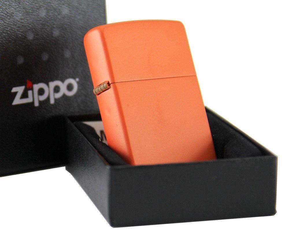 Zippo Classic Orange Matte Lighter #231