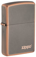 Zippo Classic Rustic Bronze with Logo, Lighter #49839ZL