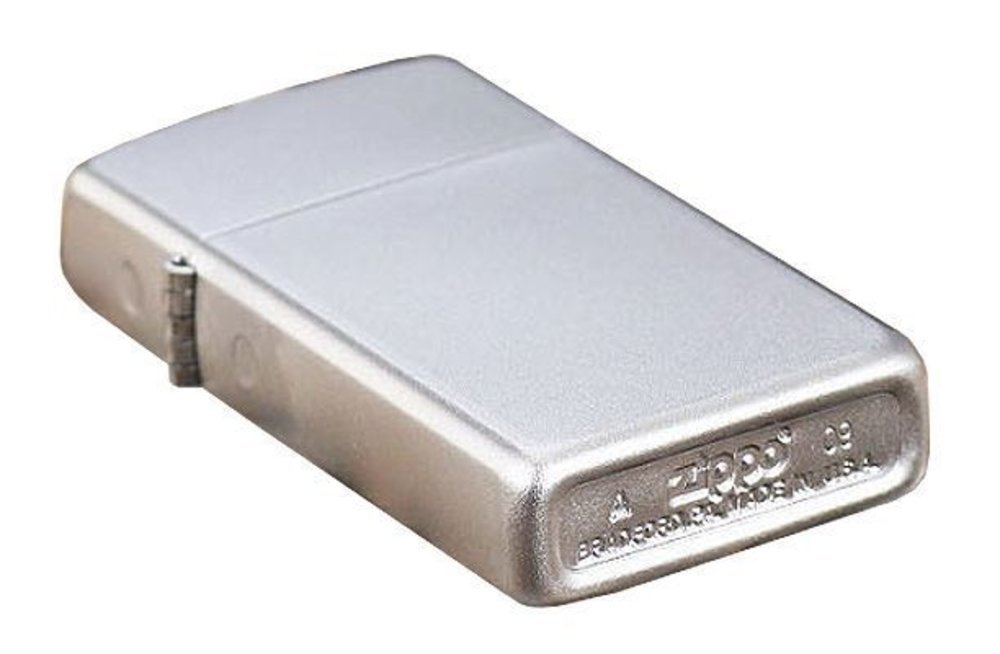 Zippo Slim Satin Chrome Lighter #1605