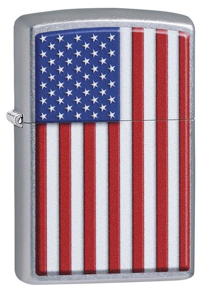 Zippo Patriotic, Street Chrome Lighter #29722