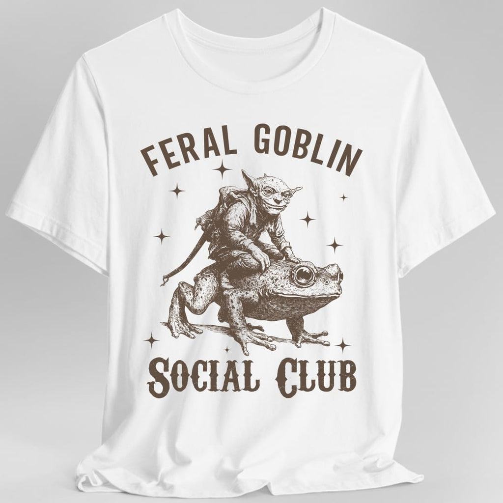 Feral Goblin Social Club T-shirt - With Toad