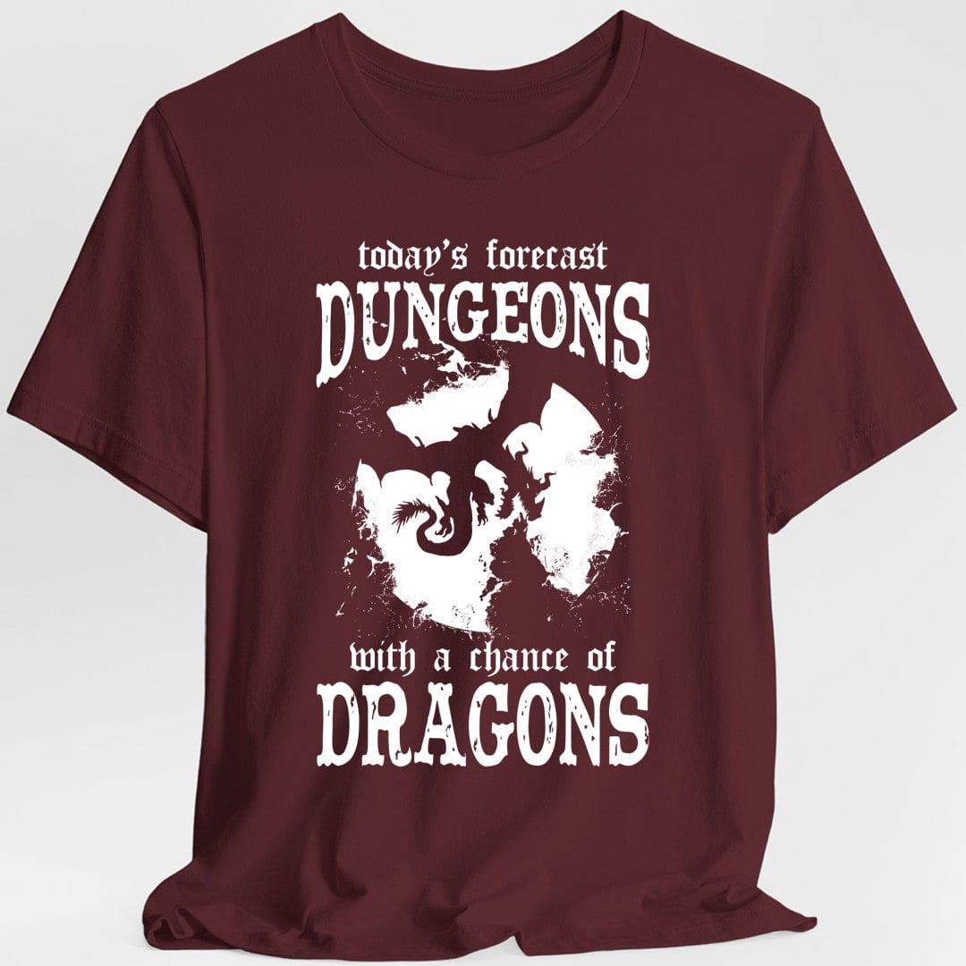 Funny D&D Weather Forecast Tshirt